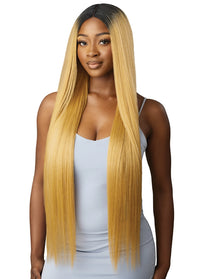 Thumbnail for Purple Pack Brazilian Boutique 3 BUNDLE + Closure Virgin Sleek Pressed 26