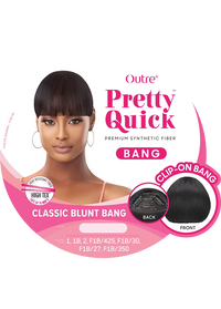 Thumbnail for Outre Pretty Quick Bang Clip-On Classic Blunt Bang - Elevate Styles