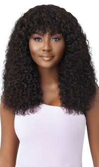 Thumbnail for My Tresses Purple Label 7A Unprocessed Human Hair Full Cap Wig HH- Wet & Wavy Natural Curly 20