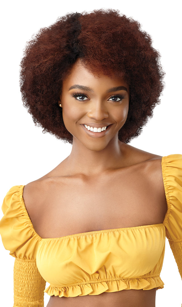 Outre The Daily Wig 100% Human Hair Lace Part Wig HH Natural Fro - Elevate Styles
