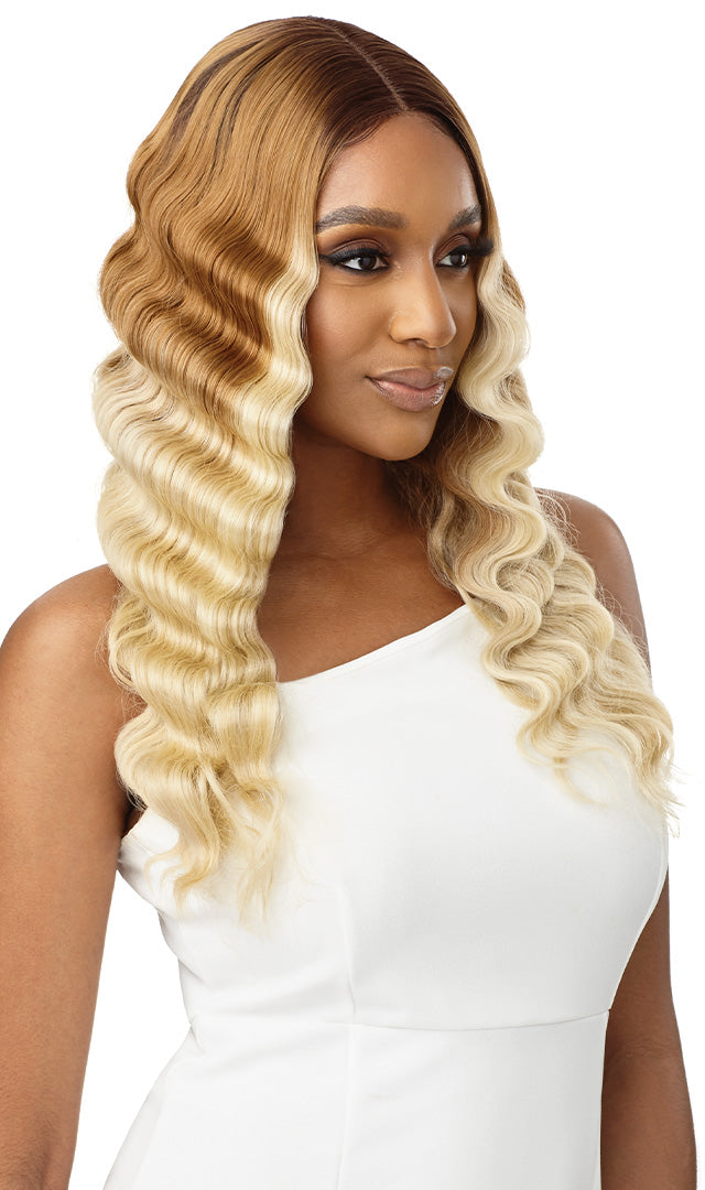 Outre Synthetic Sleek Lay Part HD Transparent Lace Front Wig Mariposa 22" - Elevate Styles
