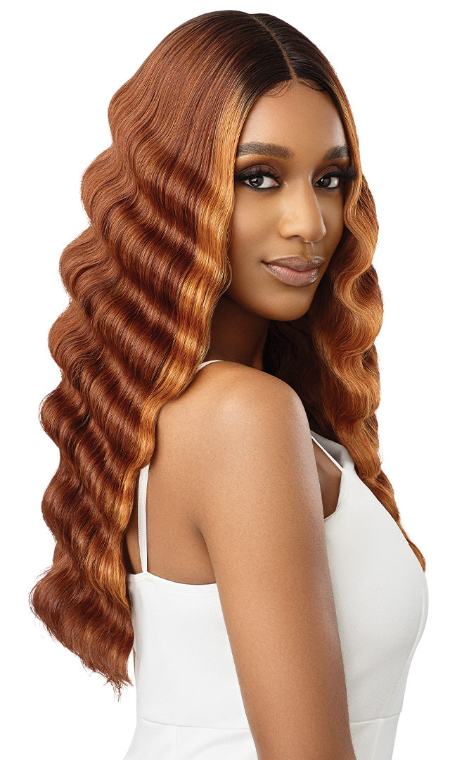 Outre Synthetic Sleek Lay Part HD Transparent Lace Front Wig Mariposa 22" - Elevate Styles