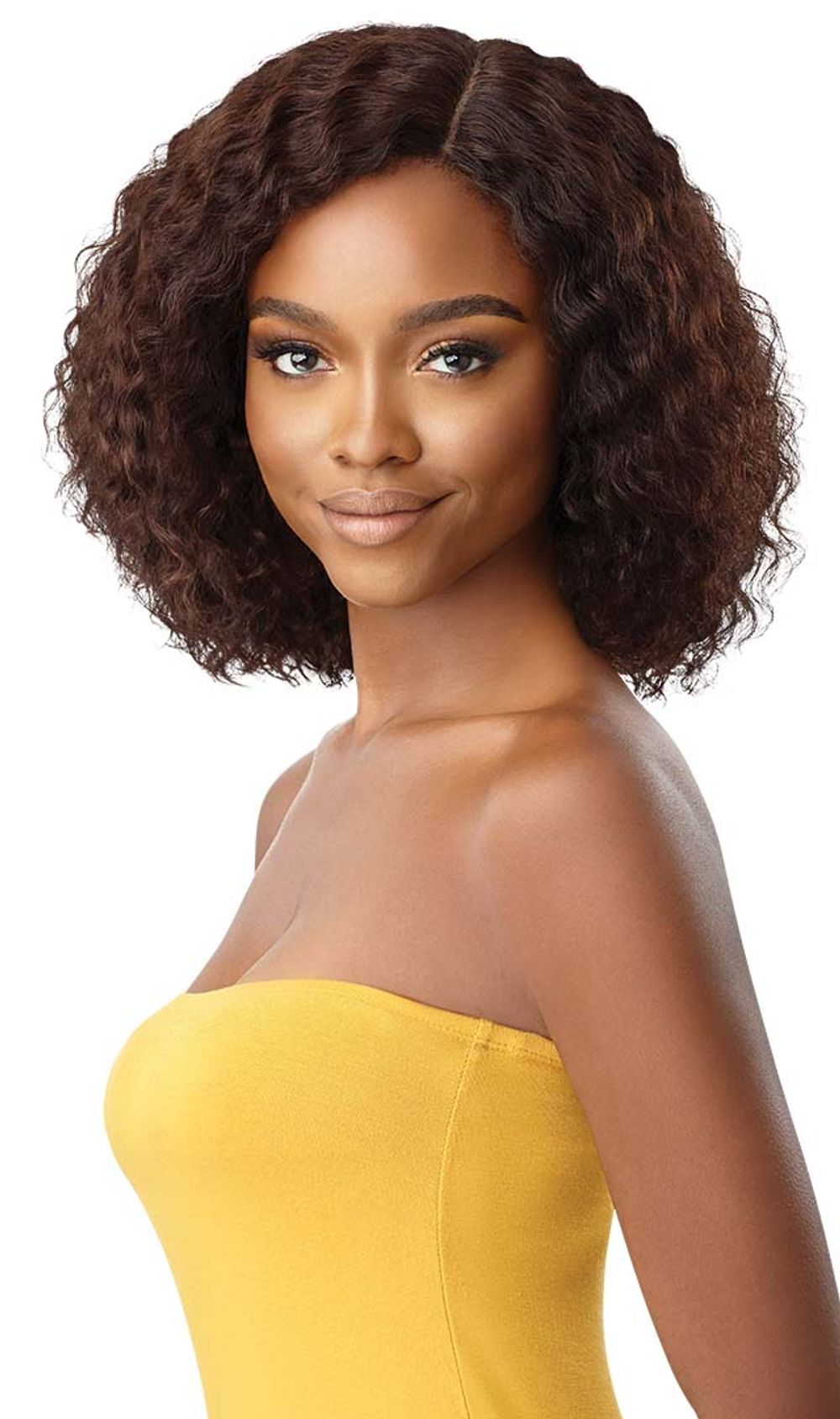 Outre The Daily Wig 100% Unprocessed Human Hair Wet N Wavy Natural Deep 12" - Elevate Styles