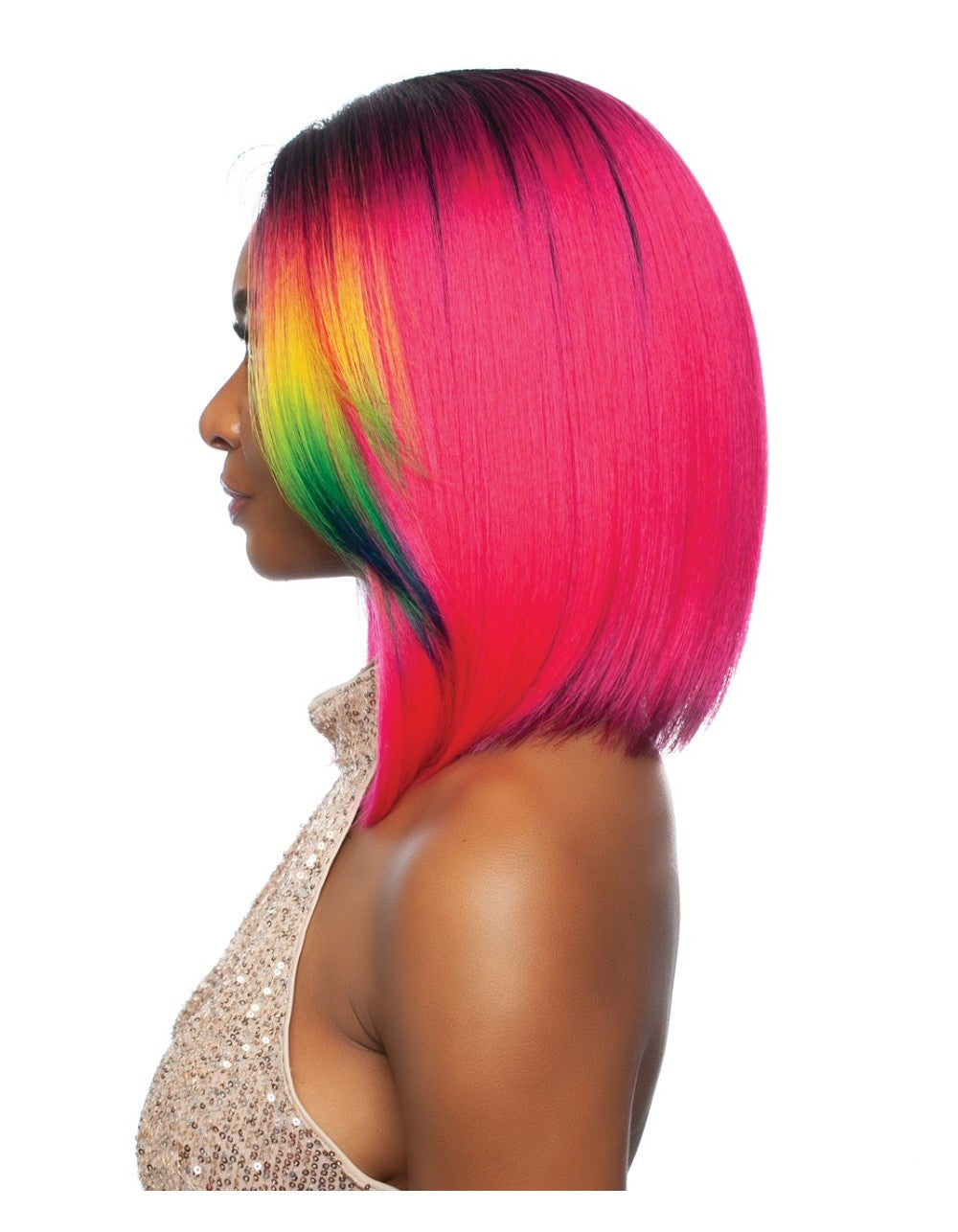 Mane Concept Brown Sugar 100% Human Hair Mix HD Clear Lace Wig BSHC201 Manon - Elevate Styles