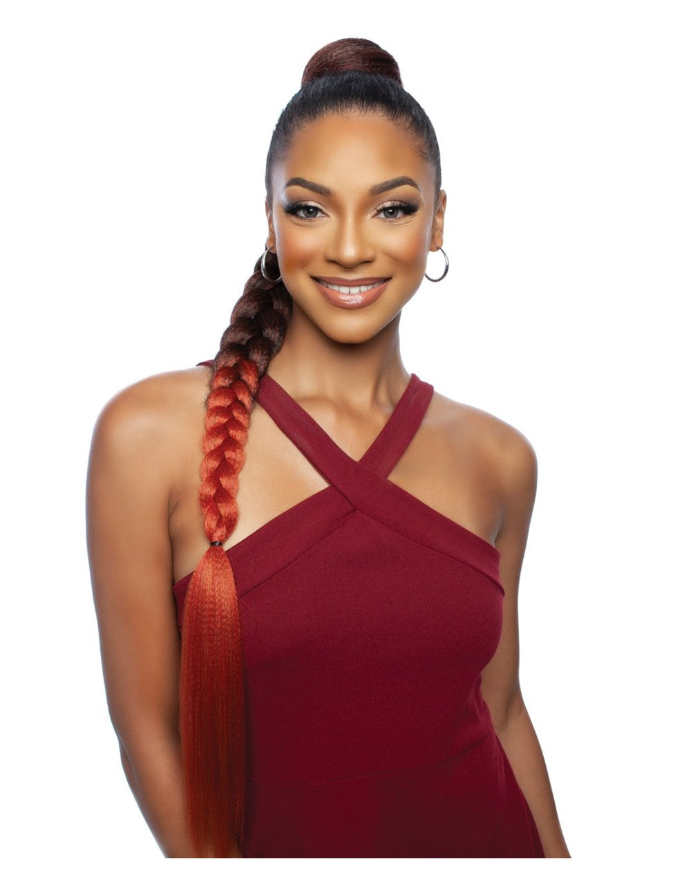 Mane Concept Wrap & Tie Long Braided Pony WNT36 - Elevate Styles