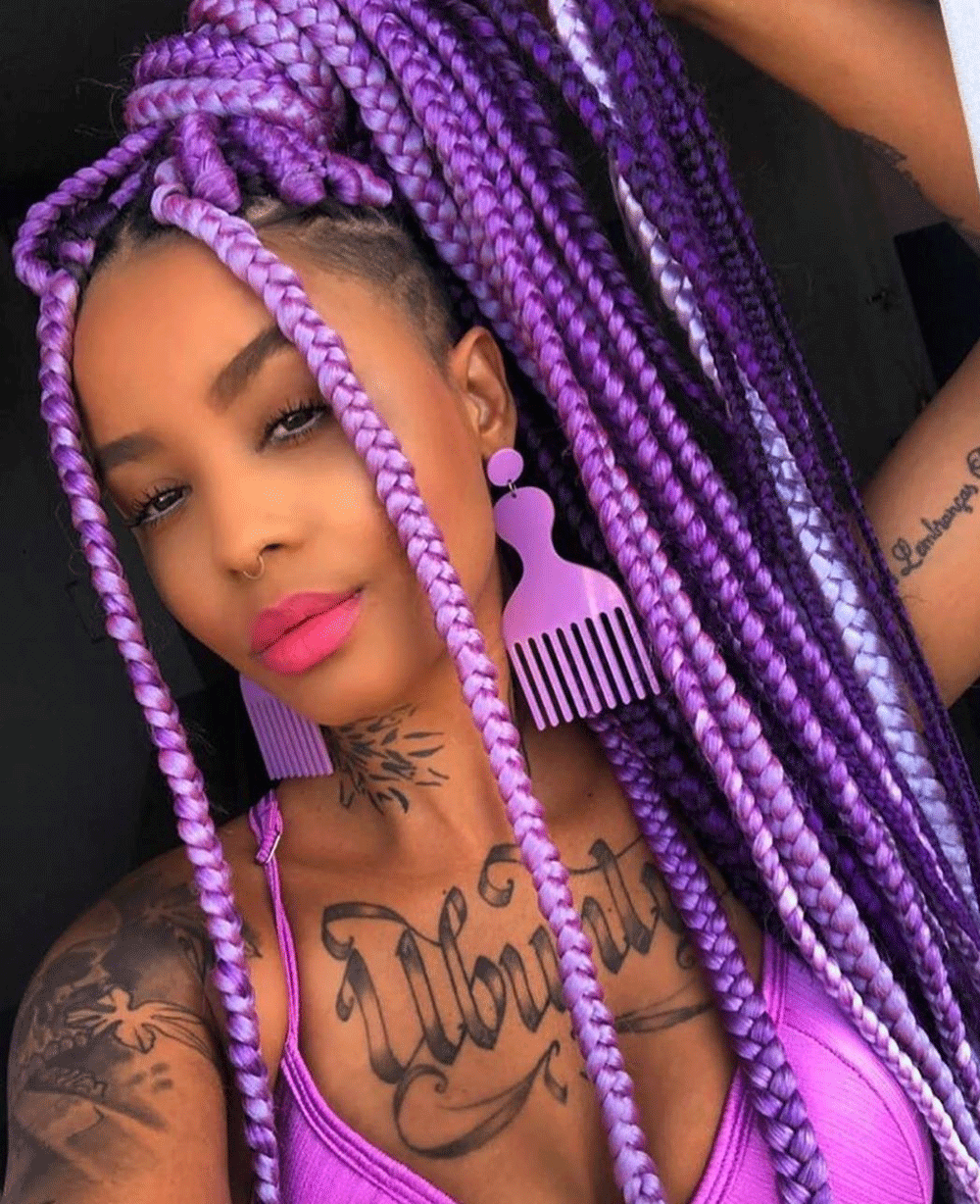 Janet Collection Super Caribe Unicorn Braid Pre-Stretched 3X Braiding Hair 48" - Elevate Styles