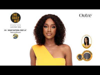 Outre The Daily Wig 100% Unprocessed Human Hair Wet N Wavy Natural Deep 14"