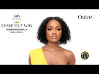 My Tresses Gold Label 9A Unprocessed Human Hair U-Part Leave Out Wig Dominican Curly 10"