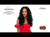 Outre X-Pression Twisted Up 4"x 4" LFW-Butterfly Bomb Twist 24" QLXTUBBT24