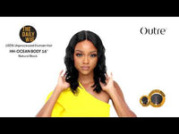 Outre The Daily Wig 100% Human Hair Wig Ocean Body 16"