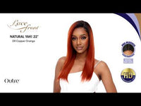 Perruque Lace Front Pré-Plumée Outre HD Yaki Naturel 22