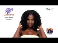 Outre Big Beautiful Hair Human Blend Leave Out U Part Wig Coily Fro 14"