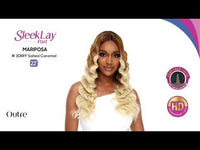 Outre Synthetic Sleek Lay Part HD Transparent Lace Front Wig Mariposa 22" QLSLCSHA