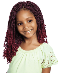 Thumbnail for Afri Naptural Synthetic Kids Crochet Braid Kids Rock Juju Kinky Twist 10