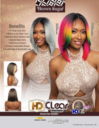 Thumbnail for Mane Concept Brown Sugar 100% Human Hair Mix HD Clear Lace Wig BSHC201 Manon - Elevate Styles