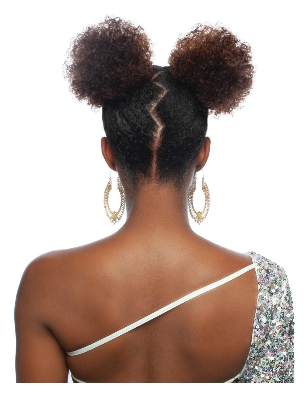 Mane Concept Pristine Queen 100% Human Hair DOUBLE AFRO PUFF WNT PQWNT05 - Elevate Styles