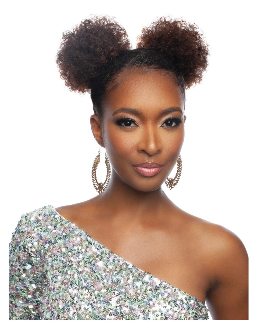 Mane Concept Pristine Queen 100% Human Hair DOUBLE AFRO PUFF WNT PQWNT05 - Elevate Styles