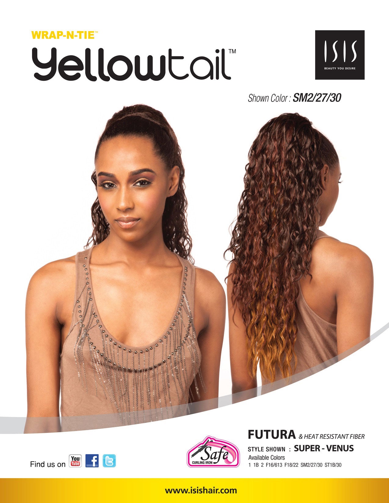 Mane Concept Ponytail Wrap N Tie SUPER-VENUS - Elevate Styles