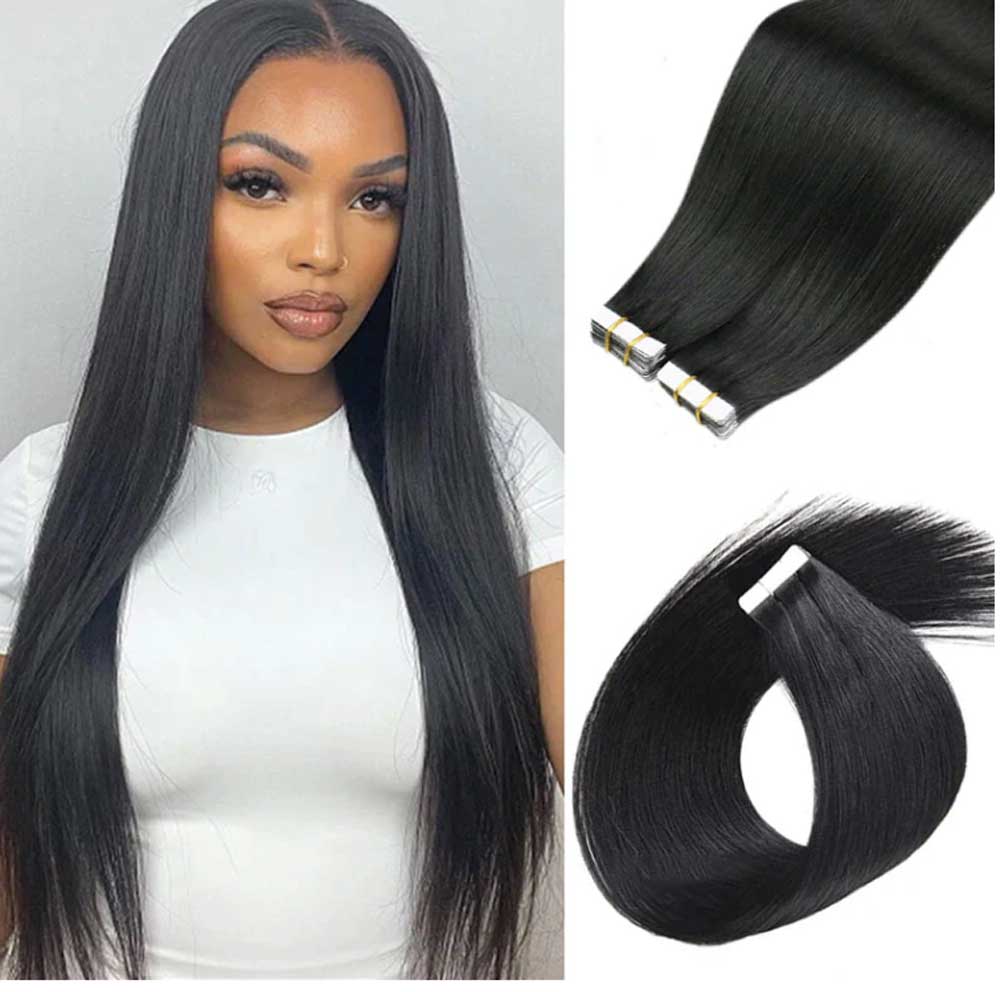 Pristine 100% Unprocessed Human Hair TAPE HAIR EXTENSION 18" PRT20218 - Elevate Styles